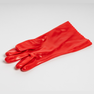 Red PVC Dipped Work Gauntlet